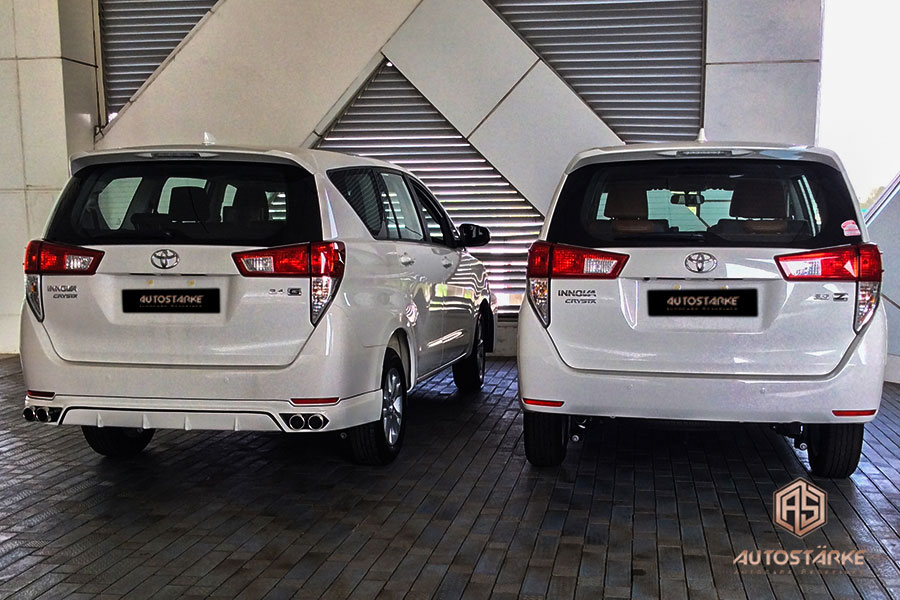 innova crysta body kit india