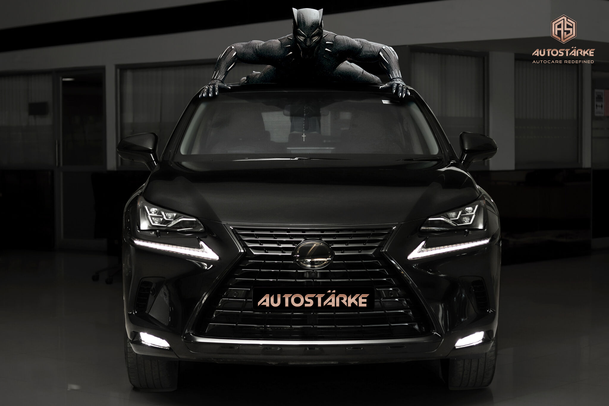 Lexus NX Alloys and Grill Painted to Piano Black
