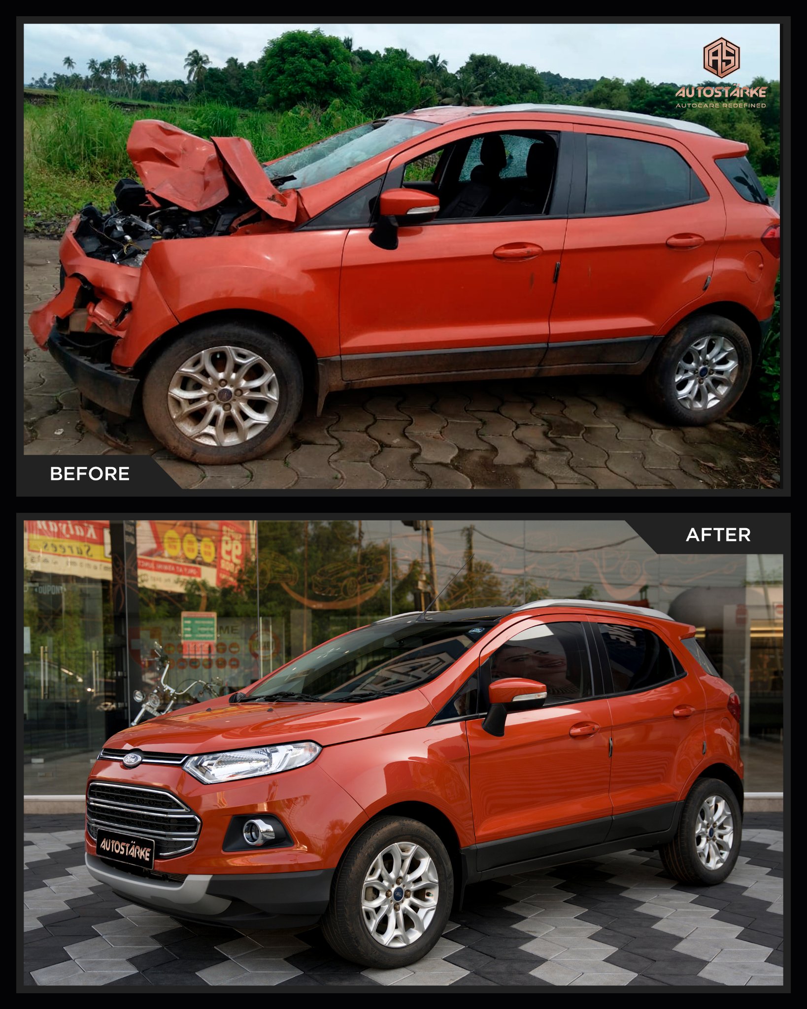 Ford ecosport accident repair