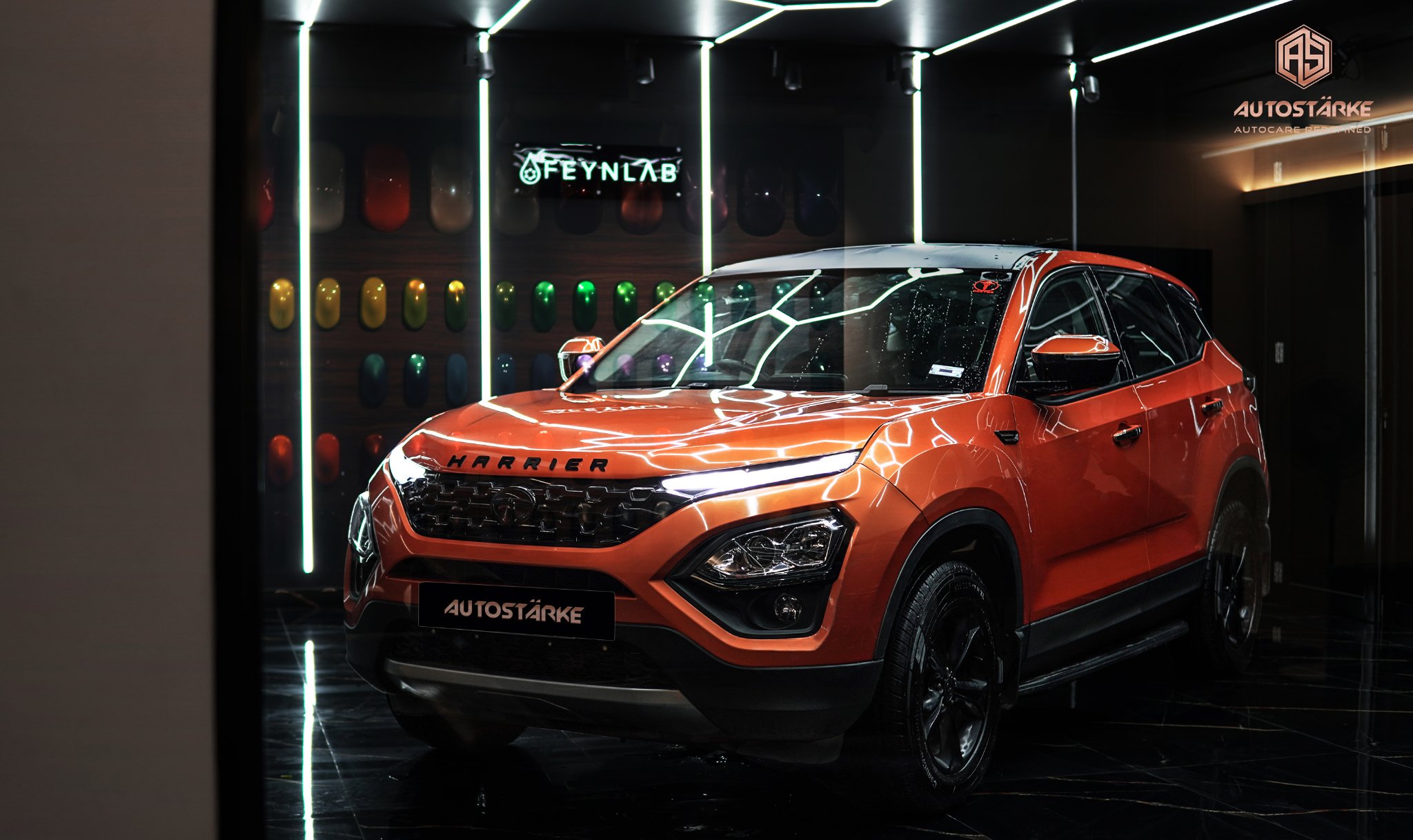 Modified Tata Harrier With Webasto Sunroof