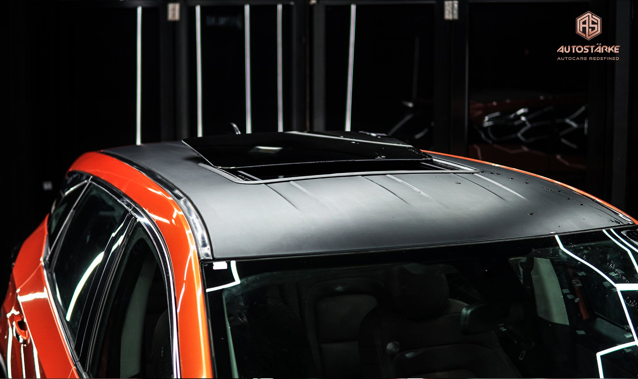 Tata Harrier With Aftermarket Sunroof