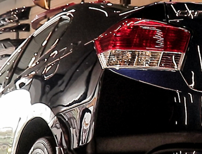Exterior view of Honda City with ceramic protection