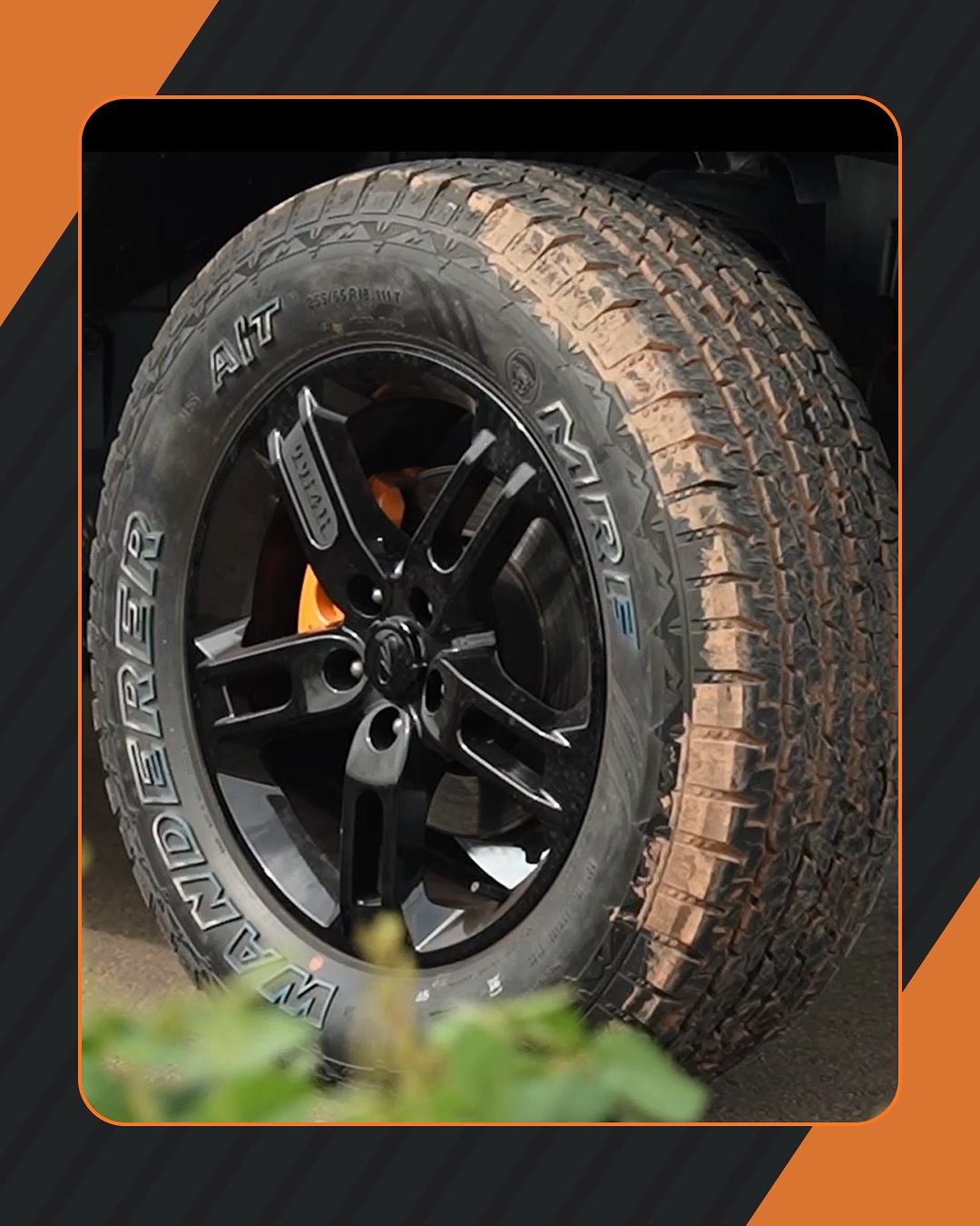 Autostarke's custom built Mahindra Thar in vibrant Lava Orange, highlighting unique auto restyling.